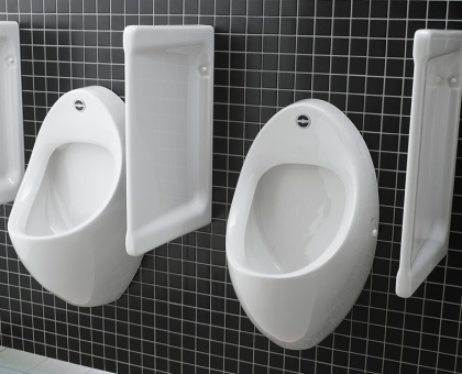 Писсуар Arkitekt с сенсорным смывом, питание от батарейки Писсуар Arkitekt с сенсорным смывом, питание от батарейки