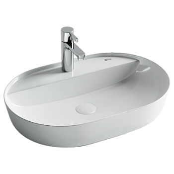 Умывальник накладной MODO 610*450*135мм, с плоскостью под смеситель