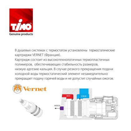 Душевая система Timo Saona SX-2370/00SM скрытого монтажа, с термостатом, хром Душевая система Timo Saona SX-2370/00SM скрытого монтажа, с термостатом, хром
