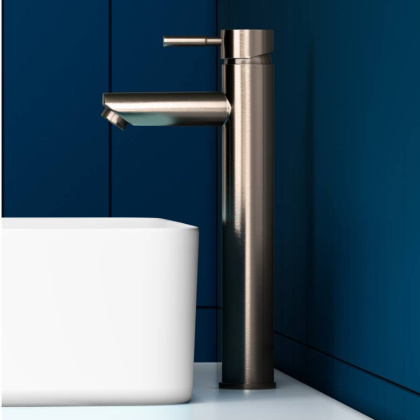 D3002102SS Logic new  смеситель для умывальника из нержавеющей стали Высокий D3002102SS Logic new  смеситель для умывальника из нержавеющей стали Высокий