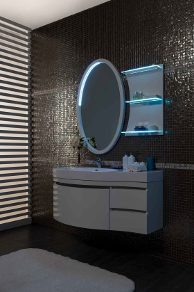 Мебель для ванной Aquanet Опера 115 L белый (2 дверцы 2 ящика) Мебель для ванной Aquanet Опера 115 L белый (2 дверцы 2 ящика)