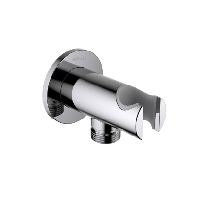 Шланговое подсоединение с держателем AQUATEK AQ2460CR  Шланговое подсоединение с держателем AQUATEK AQ2460CR