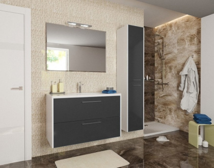 Тумба подвесная под умывальник Vegas 1000х450 2 ящика (ШхГхВ) 998х446х607