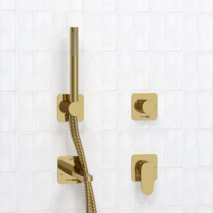 A2151.277.279.280.197.281 Встраиваемый комплект для ванны с лейкой и изливом A2151.277.279.280.197.281 Встраиваемый комплект для ванны с лейкой и изливом