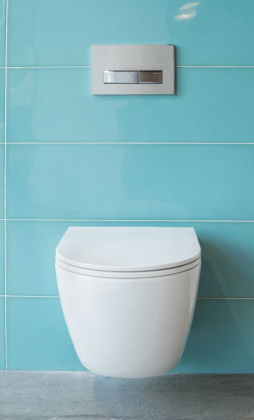 Унитаз подвесной безободковый укороченный Creto Cer C1 белый