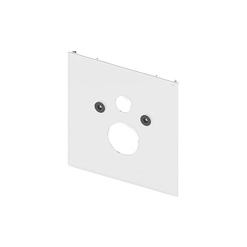 Стеклянная панель TECElux для установки стандартного унитаза, нижняя, стекло белое