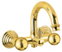 Смеситель OLIMP-VD-03/24-Sw Исполнение: Золото 24 карат, Ручки: Swarovski 