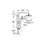 Душевая система Grohe Eurosmart 124410 хром Душевая система Grohe Eurosmart 124410 хром