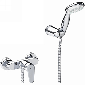 Смеситель для душа, латунь/хром