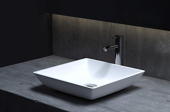 Раковина Salini CALLISTA 108 1101208SMRF S-Stone покраска по RAL полностью, накладная, матовая Раковина Salini CALLISTA 108 1101208SMRF S-Stone покраска по RAL полностью, накладная, матовая