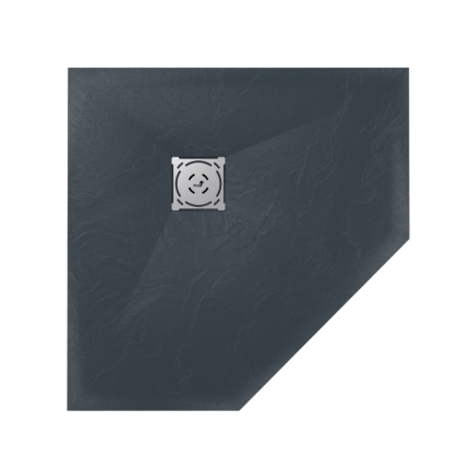 Душевой поддон  80*80*2,3 RGW ST/T*-0088G Графит/Трапеция Ø 90 мм Каменный Душевой поддон  80*80*2,3 RGW ST/T*-0088G Графит/Трапеция Ø 90 мм Каменный