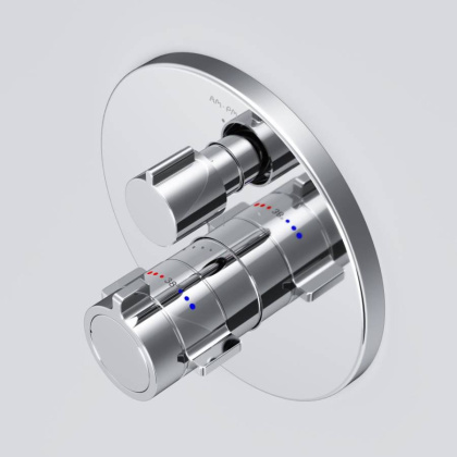 F85A95600 X-Joy Смеситель встроенный с ТМС на 3 потребителя, хром