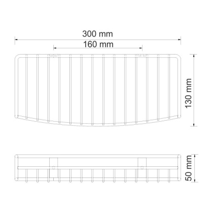 K-1811 Полка металлическая