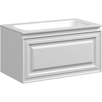 Тумба подвесная SANCOS Very 790х445х406, c одним  ящиком оснащенным доводчиками, Bianco , арт.VR80W