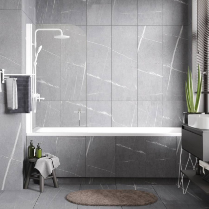 Leine 35P01-80WHITE Стеклянная шторка на ванну Wasserkraft Leine 35P01-80WHITE Стеклянная шторка на ванну Wasserkraft