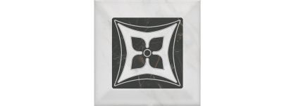 Декор 2 TOC005 Келуш Черный/Белый (9,8см*9,8см*6,9мм) (27шт/0,259м2) Орнамент, шт Декор 2 TOC005 Келуш Черный/Белый (9,8см*9,8см*6,9мм) (27шт/0,259м2) Орнамент, шт