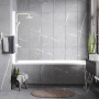 Leine 35P01-80WHITE Стеклянная шторка на ванну Wasserkraft Leine 35P01-80WHITE Стеклянная шторка на ванну Wasserkraft