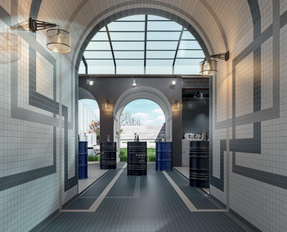 Керамогранит 1331 Агуста серый темный (29,8см*39,8см*7мм) (8шт/0,922м2) матовый, м2