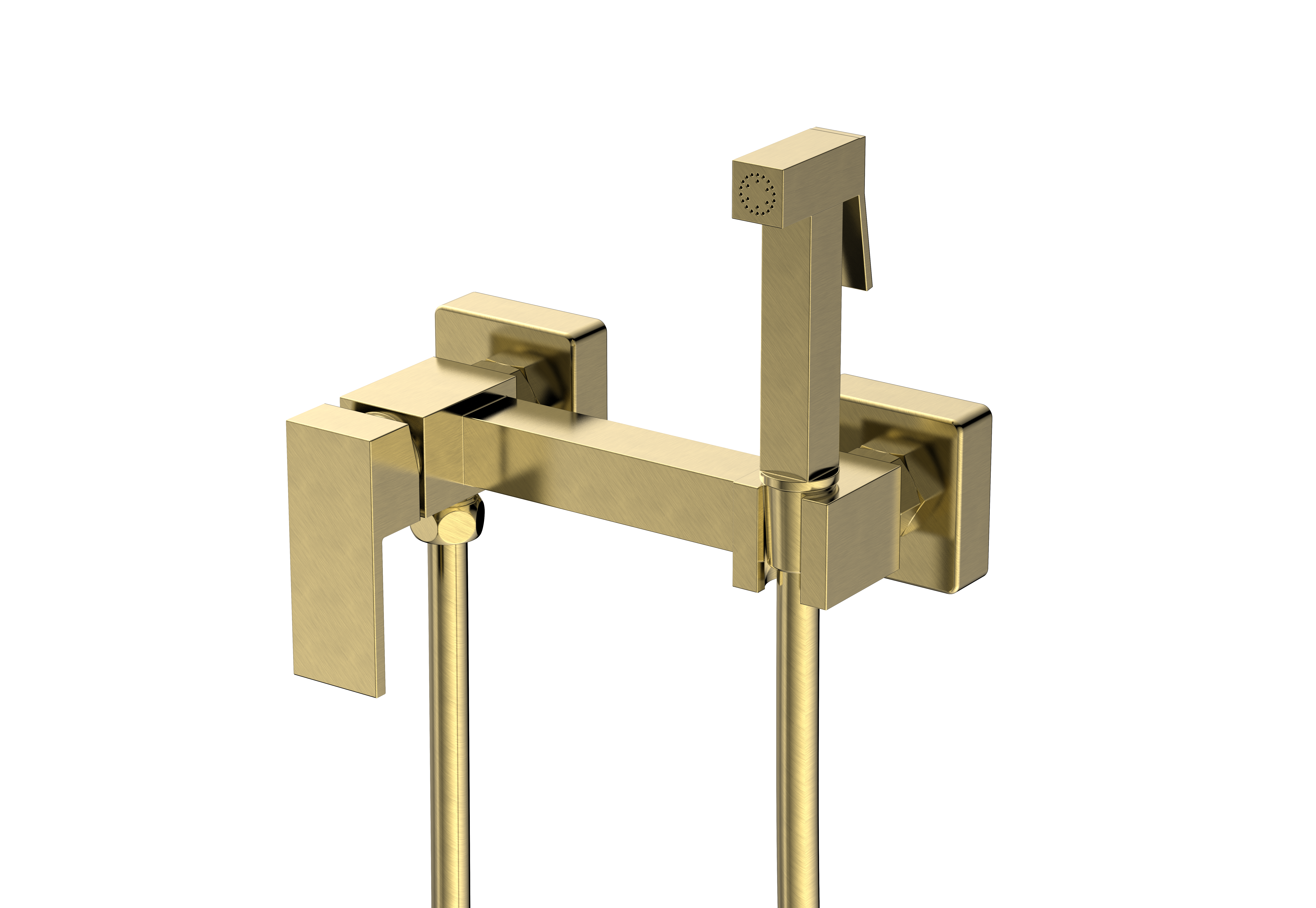 Смеситель Splenka настенный с гигиеническим душем S98.51.03