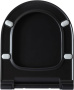 Крышка-сиденье для унитаза Allen Brau Priority 4.31004.31 черный матовый Крышка-сиденье для унитаза Allen Brau Priority 4.31004.31 черный матовый