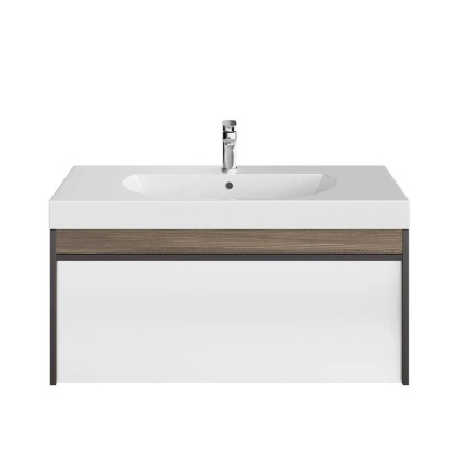 Тумба MODULA подвесная 100 с ящиком 1+1, арабика MO.100.1+1\AR Тумба MODULA подвесная 100 с ящиком 1+1, арабика MO.100.1+1\AR