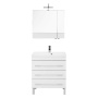 Мебель для ванной Aquanet Верона NEW 75 белый (напольный 3 ящика) Мебель для ванной Aquanet Верона NEW 75 белый (напольный 3 ящика)
