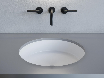 Раковина Salini MAREA 04 1802204MRF S-Stone покраска по RAL полностью, полувстраиваемая, матовая Раковина Salini MAREA 04 1802204MRF S-Stone покраска по RAL полностью, полувстраиваемая, матовая