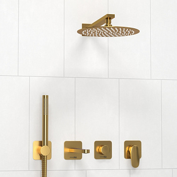 A3651.283.284.180.259.285.194.286 Встраиваемый комплект для ванны с верхней душевой насадкой, лейкой A3651.283.284.180.259.285.194.286 Встраиваемый комплект для ванны с верхней душевой насадкой, лейкой