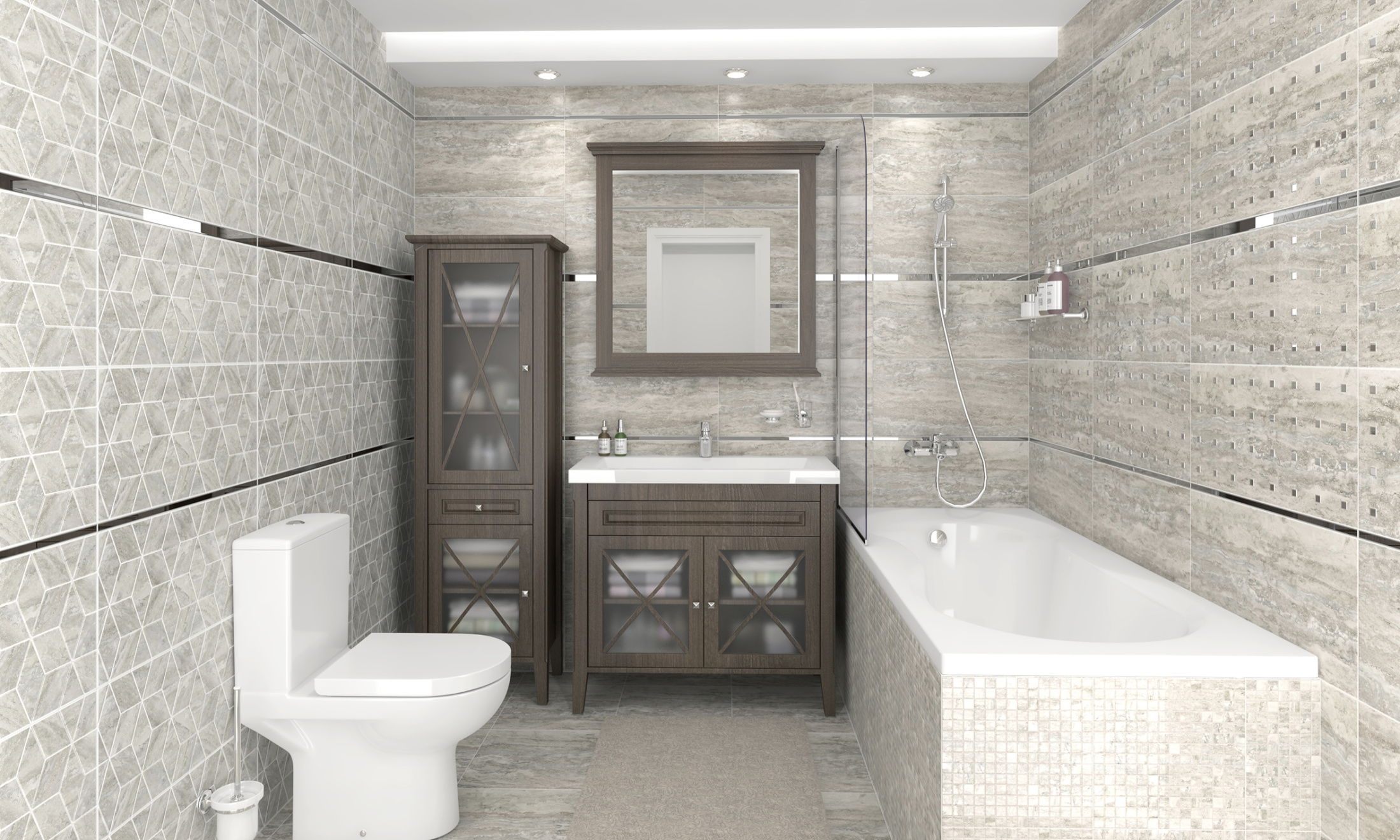 Echo Elemental Декор серый 30х60