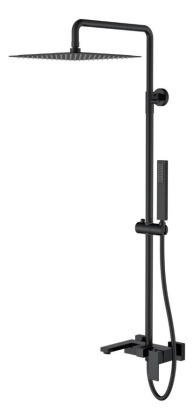 Стойка для душа Qubic Matt Black Стойка для душа Qubic Matt Black