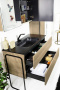 Зеркальный шкаф Vallessi 80 LIGHT OAK с подстветкой 547-L Boheme Зеркальный шкаф Vallessi 80 LIGHT OAK с подстветкой 547-L Boheme