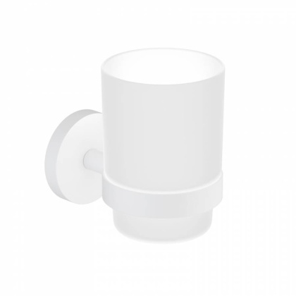 Стакан для зубных щеток Timo Saona 13031/16 белый матовый Стакан для зубных щеток Timo Saona 13031/16 белый матовый