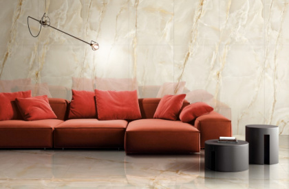 Duna/Bestceramic - Керамогранит - Onice Amber Glossy - 120х60 см