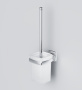 Стойка с туалетной щеткой Gem, 37,2х9,3х11,9 см, белая, A9033400