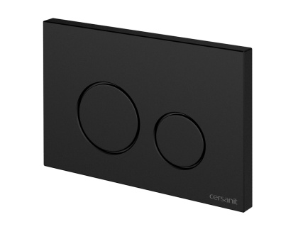 Кнопка TWINS пластик черный матовый