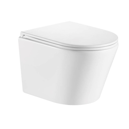 Унитаз подвесной TORRES , сиденье: дюропласт, цвет: белый, арт. TR30116DP Унитаз подвесной TORRES , сиденье: дюропласт, цвет: белый, арт. TR30116DP