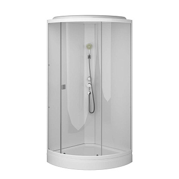 Душевая кабина Am.Pm, 90х90, стекло прозрачное, профиль Белый Душевая кабина Am.Pm, 90х90, стекло прозрачное, профиль Белый