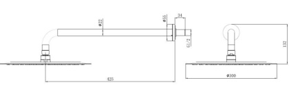Верхний душ Allen Brau Priority 5.31A17-31 черный матовый Верхний душ Allen Brau Priority 5.31A17-31 черный матовый