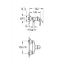 Душевая система Grohe Eurosmart 124410 хром Душевая система Grohe Eurosmart 124410 хром