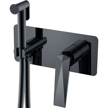 Гигиеническая лейка со смесителем VENTURO Shine Gun Metall