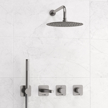 A6451.297.298.097.121.275.100.276 Встраиваемый комплект для ванны с верхней душевой насадкой, лейкой