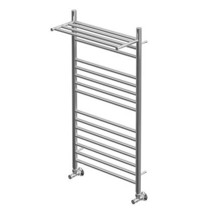 Полотенцесушитель водяной Point Аврора премиум PN10150SP П14 500x1000 с полкой, хром Полотенцесушитель водяной Point Аврора премиум PN10150SP П14 500x1000 с полкой, хром