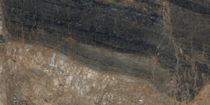 Lunar Marron Керамогранит коричневый 80х160 матовый+гл.чернила