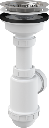 Сифон для мойки с нержавеющей peшeткой DN115 Сифон для мойки с нержавеющей peшeткой DN115