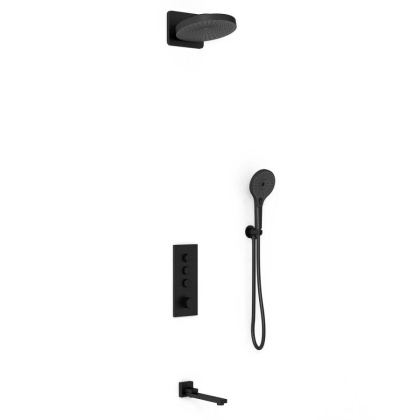 Душевой комплект VSFW-433TI1MB встраиваемый, черный