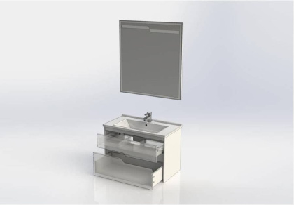 Мебель для ванной Aquanet Модена 85 белый Мебель для ванной Aquanet Модена 85 белый