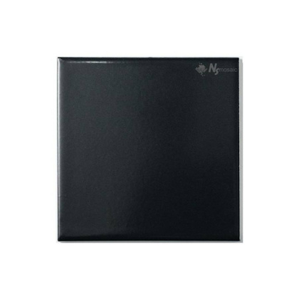 Мозаика FK-107М керамика матовая (100*100) чёрная