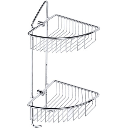 Двойная полочка для мыла угловая - мыльница Двойная полочка для мыла угловая - мыльница