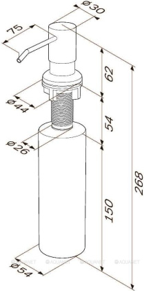 A8437111 X-Joy универсальный диспенсер, сатин