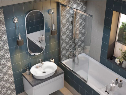 Чементо синий тёмный матовый 20x20x0,69